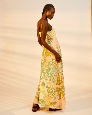 Lucia Maxi Dress | Pink Placement