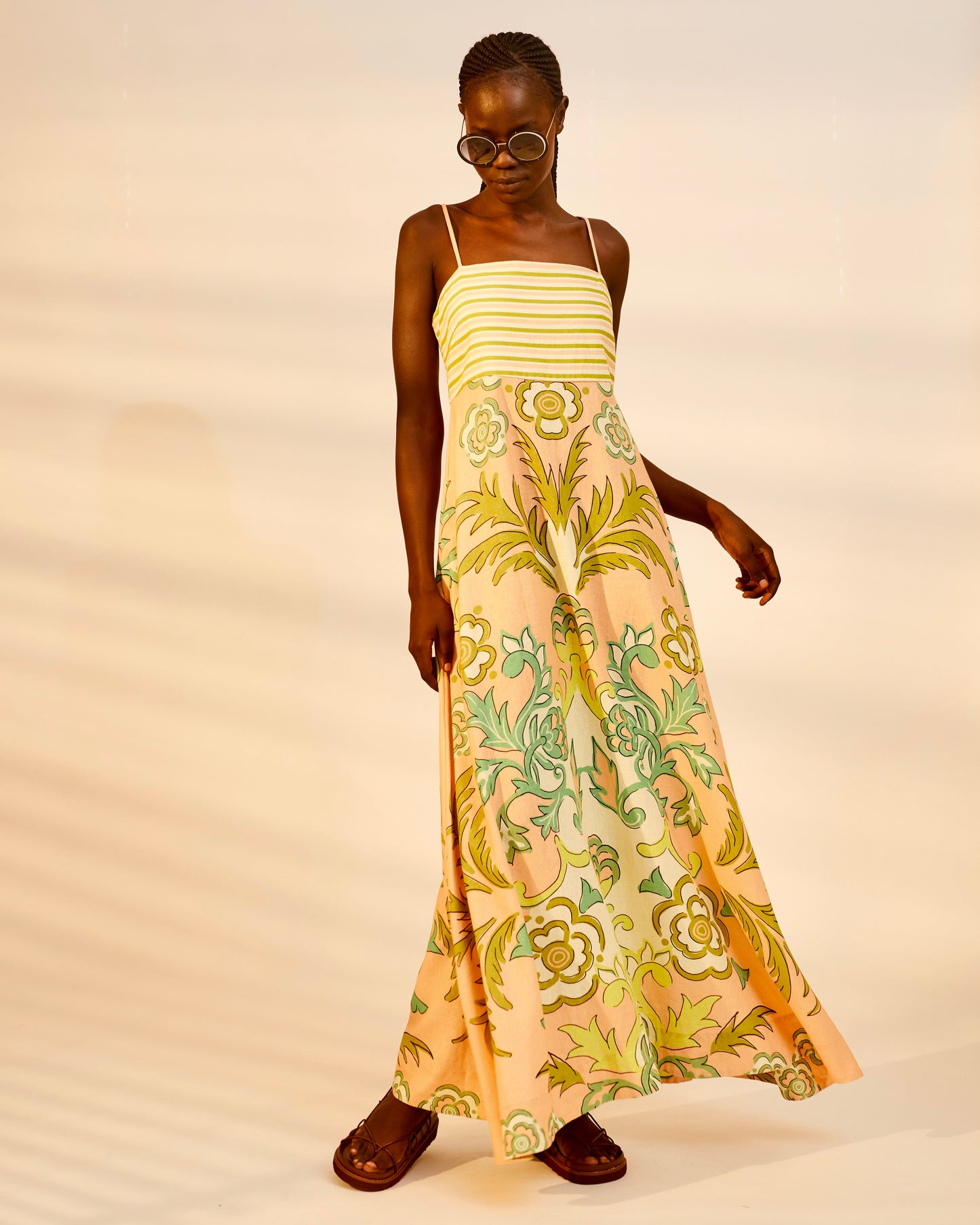 Lucia Maxi Dress | Pink Placement
