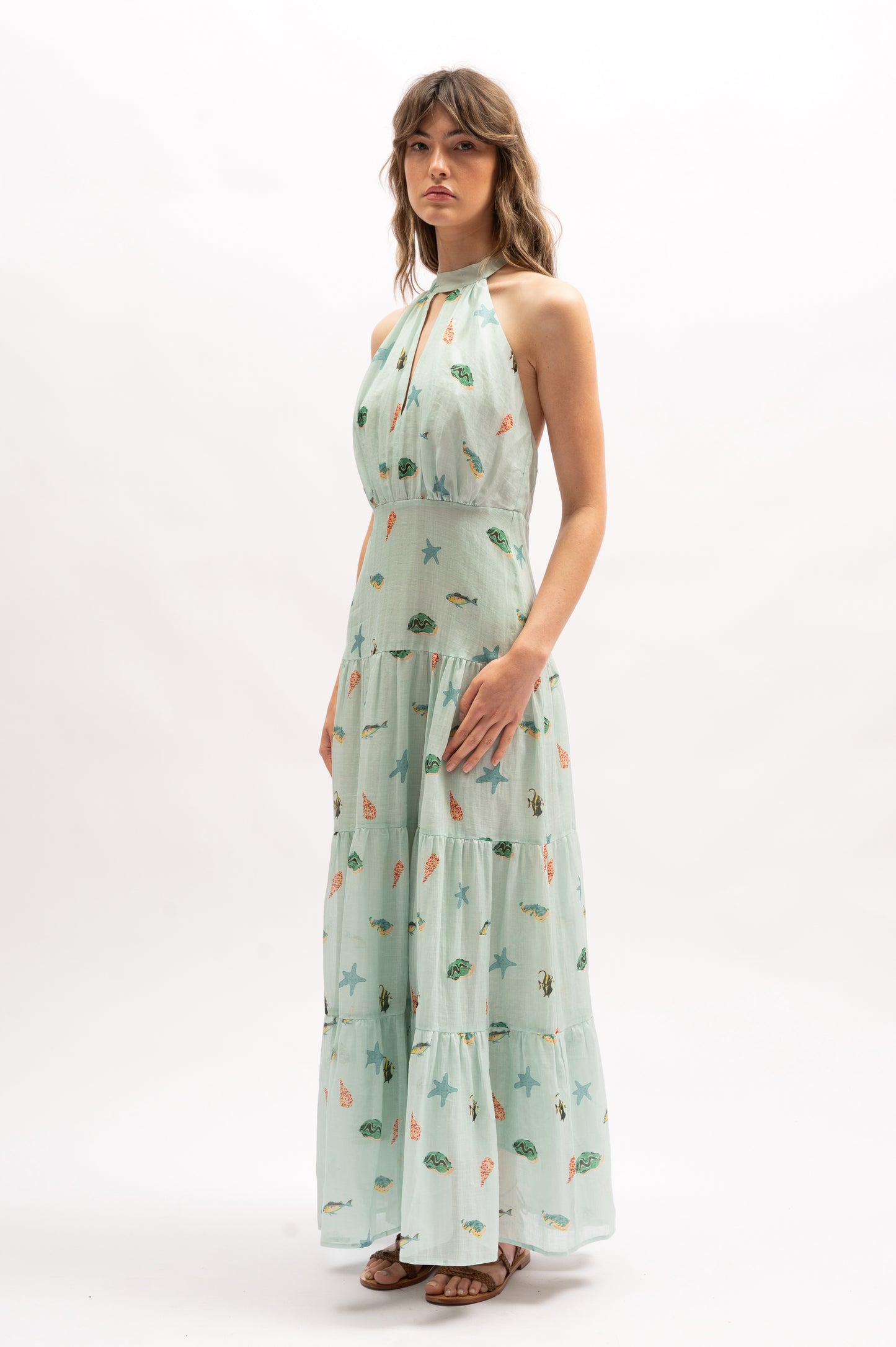 Marguerite Maxi Dress | Reef Print