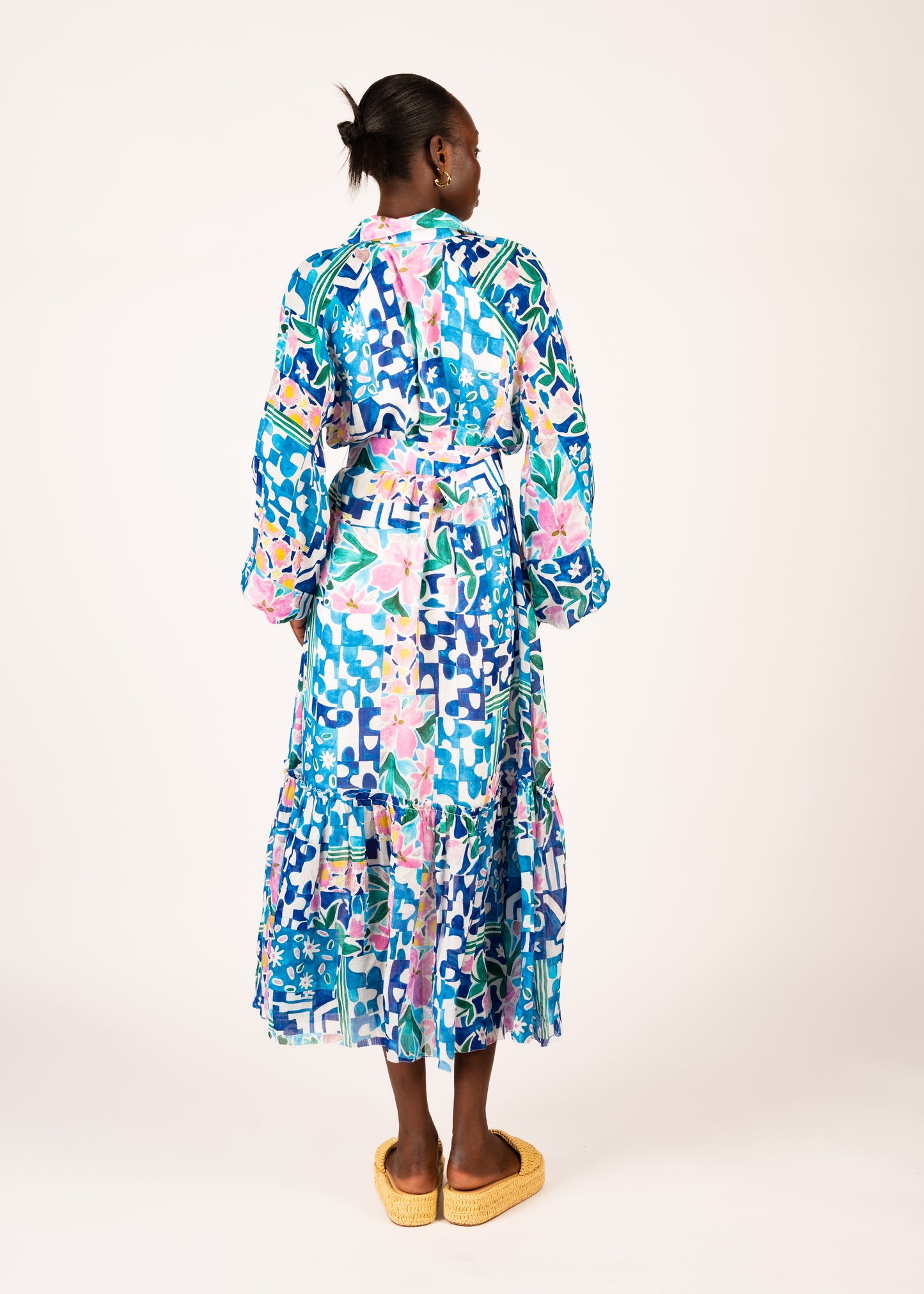 Elandra Midi Dress | Poolside Floral