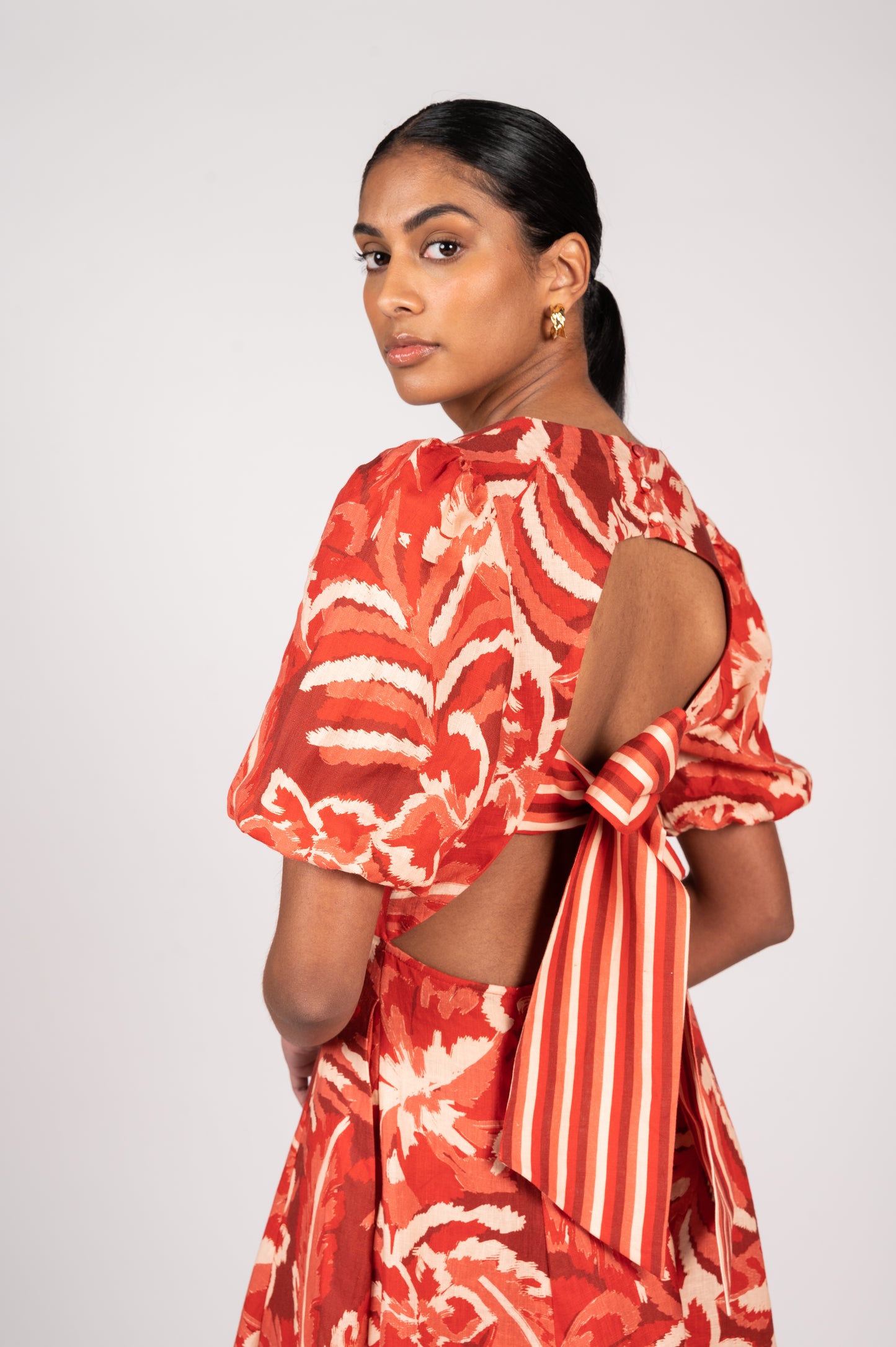 Shyla Midi Dress | Berry Bloom