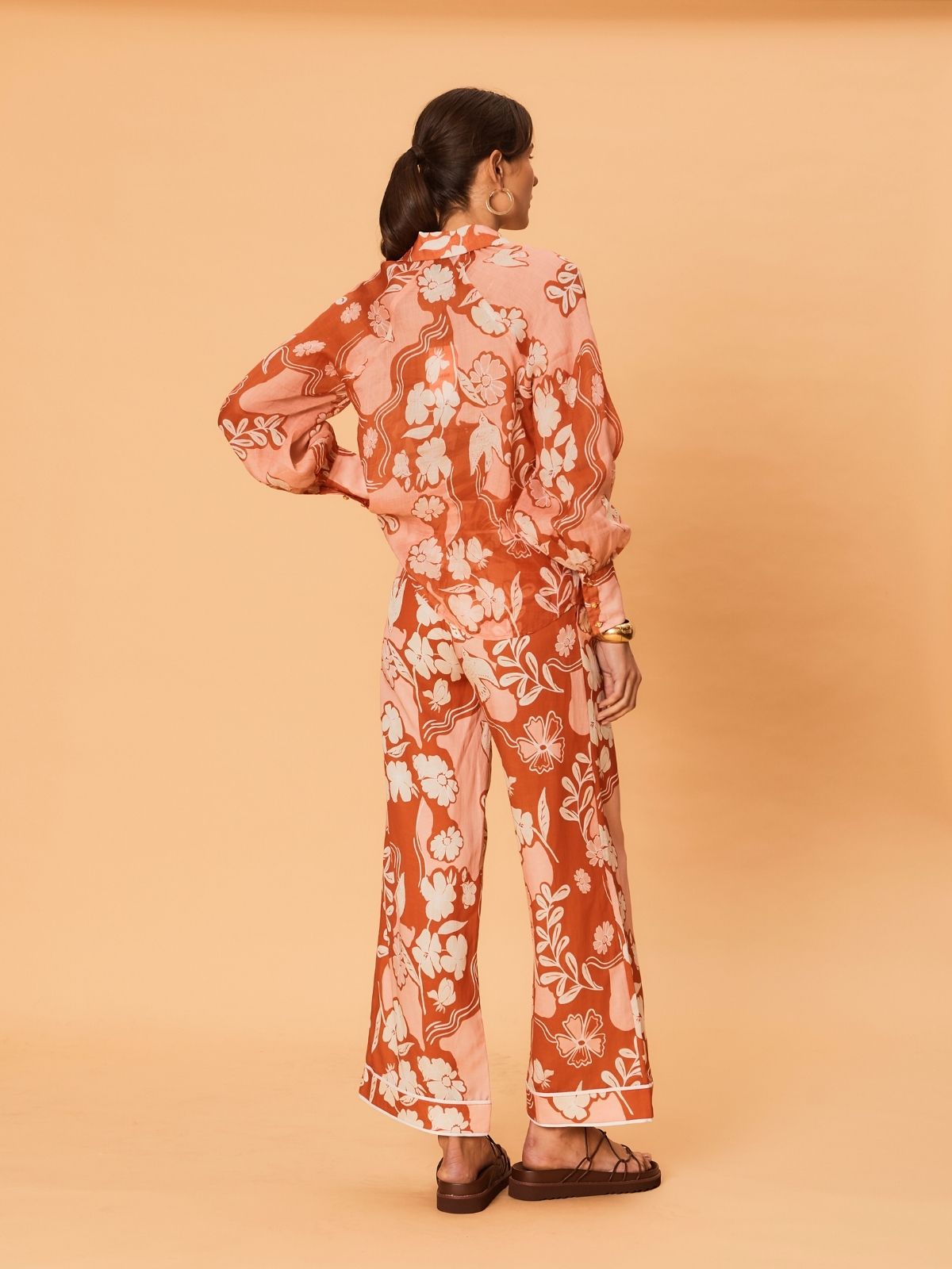 Akira Pant - Bird Floral