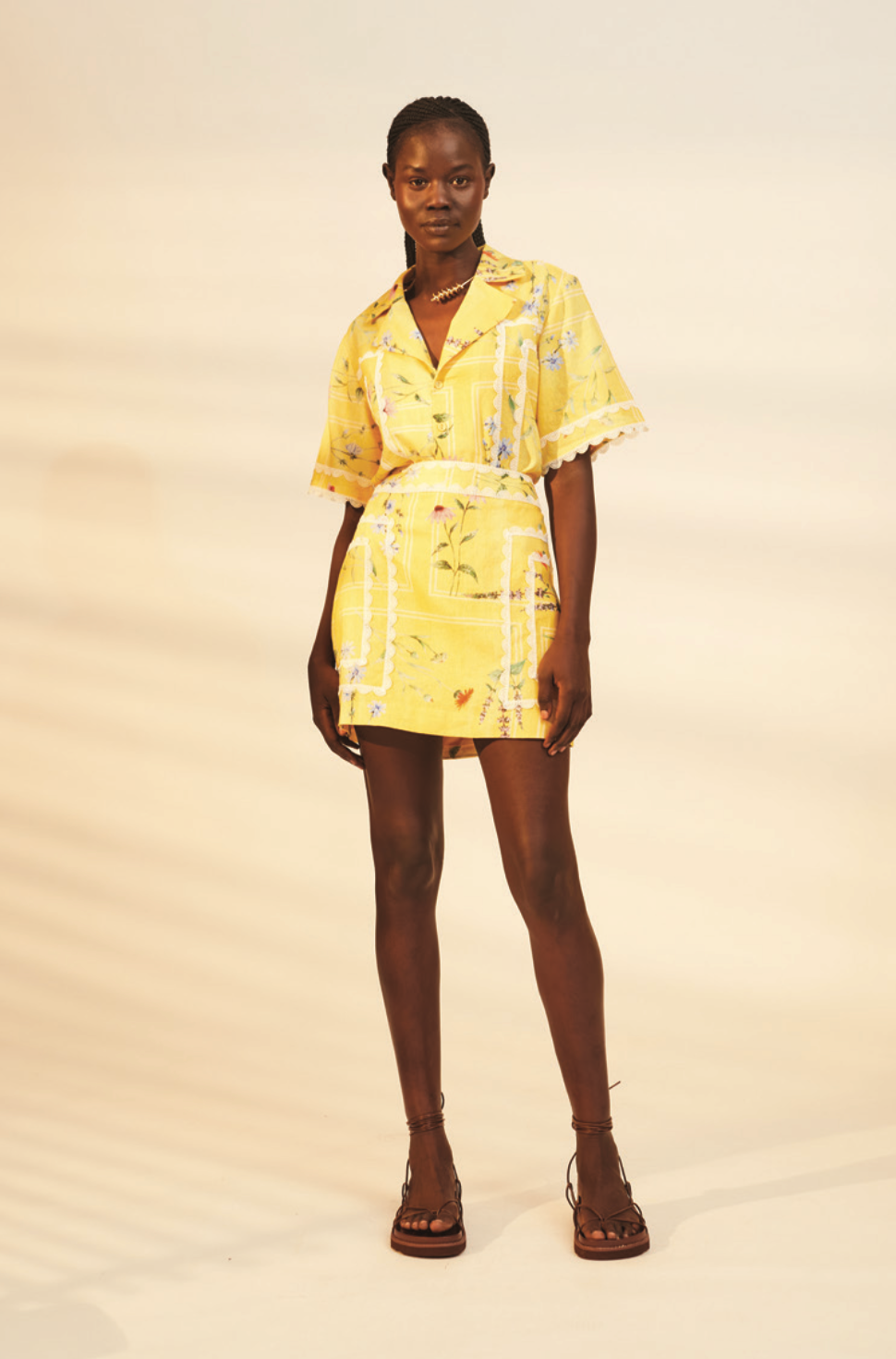 Aria Mini Skirt | Delicate Floral