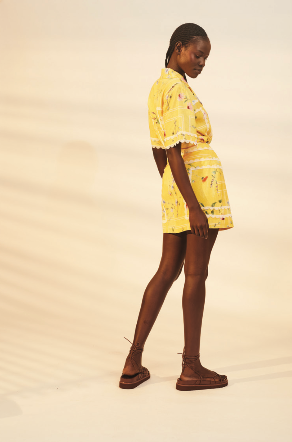 Aria Short Sleeve Shirt | Delicate Floral