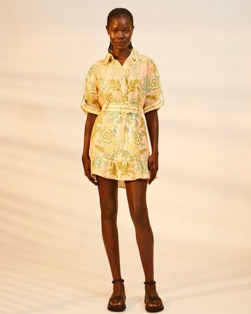 Lucia Mini Dress | Pink Placement