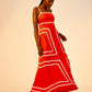 Amelia Maxi Dress | Plain Red