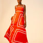 Amelia Maxi Dress | Plain Red