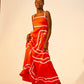 Amelia Maxi Dress | Plain Red
