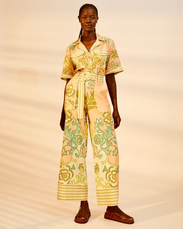 Lucia Safari Shirt | Pink Placement