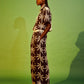 Abena Pant | Black White Tropical