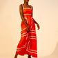 Amelia Maxi Dress | Plain Red