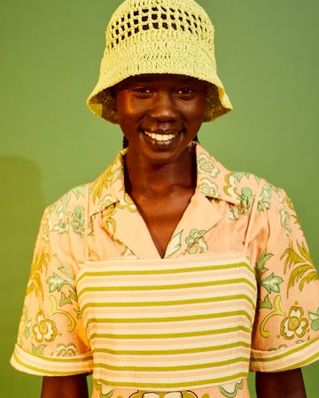 Lucia Safari Shirt | Pink Placement