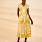 Lucia Midi Dress | Pink Placement