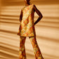 Kataya A-Line Mini Dress | Tablecloth Print