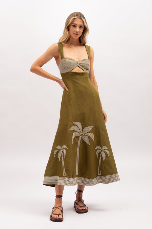 Isla Maxi Dress | Olive