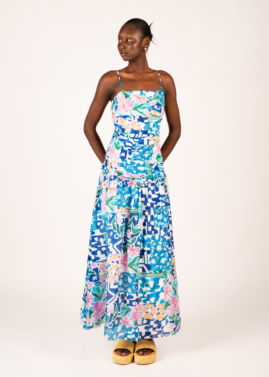 Elandra Maxi Dress | Poolside Floral