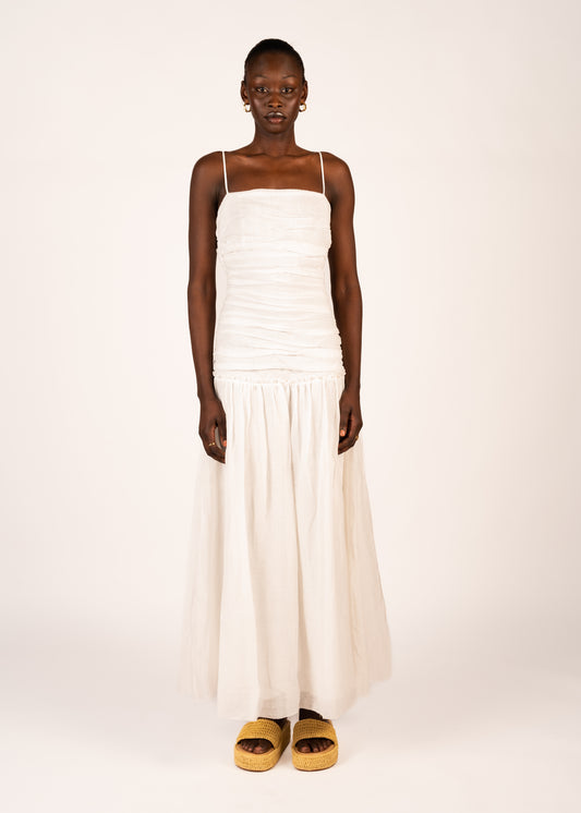 Elandra Maxi Dress | Ivory