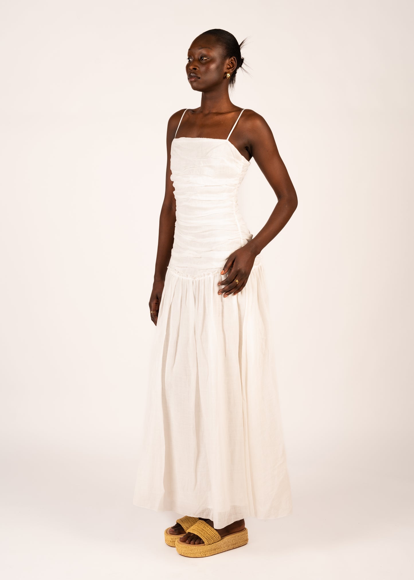 Elandra Maxi Dress | Ivory