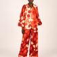 Allegra Pant | Pomegranate