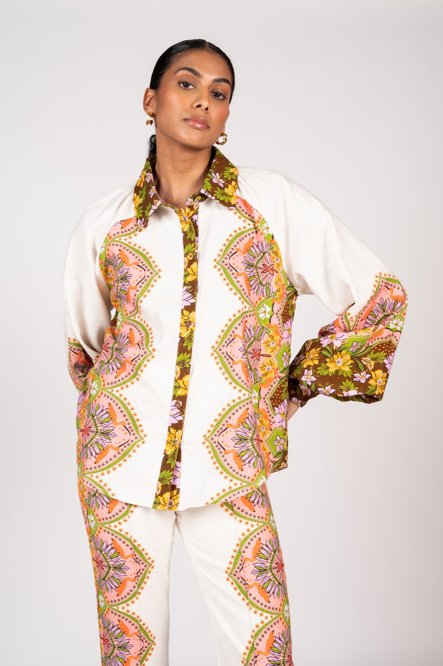 Lalita Shirt | Flamingo Paradise