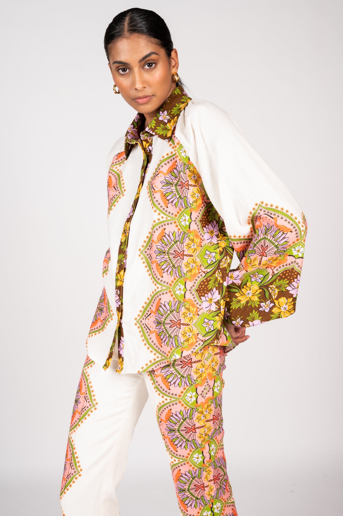 Lalita Shirt | Flamingo Paradise