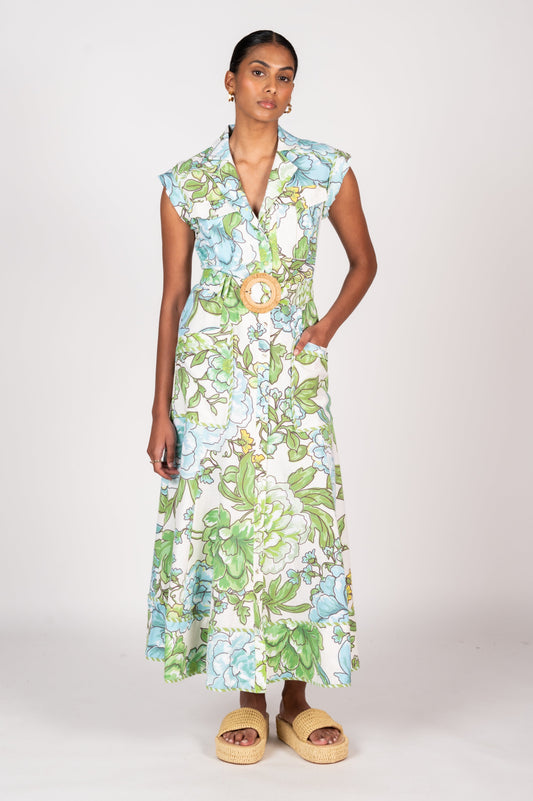 Vera Midi Dress  | Country Garden