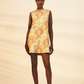Kataya A-Line Mini Dress | Tablecloth Print