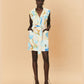 ELORA MINI DRESS - POSTCARD PRINT